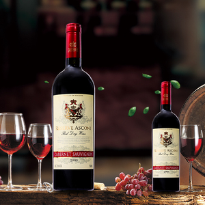 摩尔多瓦原瓶进口阿思孔霓2009赤霞珠干红葡萄酒陈年珍藏年份酒