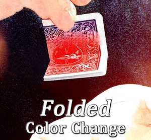 折叠牌背变色(Folded Color Change) 牌背变色魔术道具