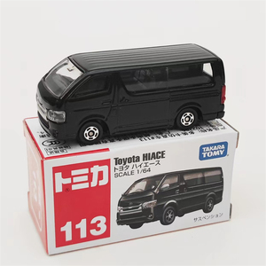 TOMICA/多美卡合金小汽车113号丰田海狮面包车模型收藏摆件玩具车