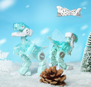52TOYS猛兽匣系列冰薄荷小恐龙变形玩具潮玩摆件拼装模型玩具现货
