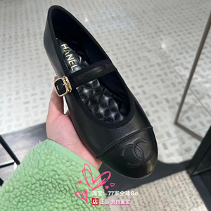 【现货】正品Chanel香奈儿女鞋 24S新款黑色双c玛丽珍