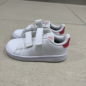 阿迪达斯/Adidas 男女 小童 经典三条纹 魔术贴低帮板鞋 6501
