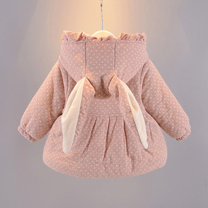 女宝宝棉衣2024新款冬装0-3岁女童加厚棉服2婴儿棉布挎包保暖棉袄