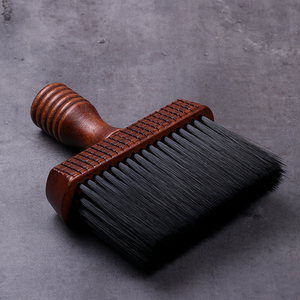 barber雕刻油头碎发刷剪发理发大号扫碎发刷子全实木发廊清洁劲扫