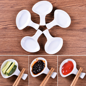 日式陶瓷筷子架餐馆饭店用精致餐桌搁筷子筷托家用可爱筷架托筷枕