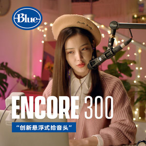 罗技/Blue e300/200/100 动圈电容麦克风专业话筒直播游戏K歌录音