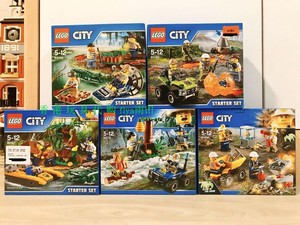 LEGO 60066 乐高儿童拼装积木玩具城市系列沼泽警察入门套装