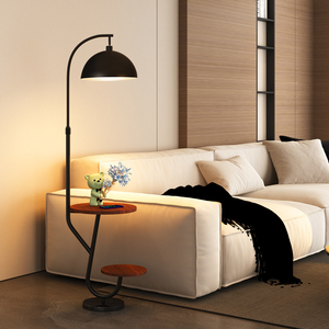 落地灯简约现代客厅沙发边置物一体茶几灯卧室床头创意立式台灯