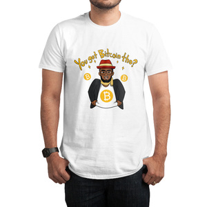 萌加密大叔got bitcoin图案 社区爱好者比特粉日常美式休闲短T恤