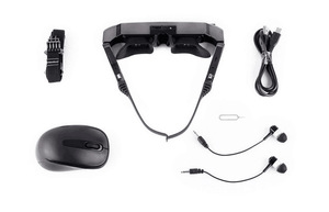 VR一体机眼镜3D虚拟现实眼镜头盔摄像蓝牙无线多功能智能拍摄眼镜