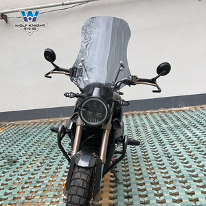 肌车狼适用于启典G1风挡前挡风玻璃前挡风板复古摩托车改装可调节