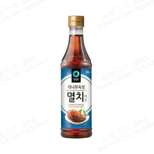 韩国进口清净园银鱼汁1kg鱼露腌制朝鲜族辣白菜辛奇泡菜调料蓝124