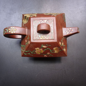 陈鸣远紫砂茶壶清代茶具纯手工真品名家摆件珐琅彩陶瓷古玩老物件