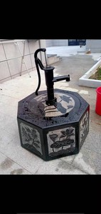 压井抽水机欧艺园浇菜神器水机 手动摇老式铸铁井头家用抽水泵