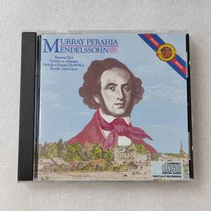 古典CD 门德尔松-钢琴奏鸣曲等 PERAHIA 佩拉希亚 美版拆 B469