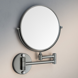 浴室折叠镜子放大化妆镜壁挂伸缩 镜 酒店卫生间可拉伸移动梳妆镜