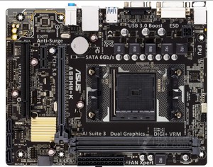 冲新 Asus/华硕 A68HM-K A68HM-E FM2  FM2+DDR3A68主板 质保一年