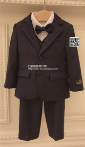 19春夏力高nicholas比熊bears演出服花童礼服西装马甲男童衬衫裤