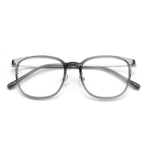 清冷烟灰网红超轻8gTR纯钛眼镜框架真空β钛腿抗变形可配近视