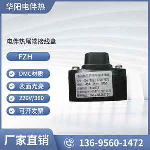 电热带专用防爆终端接线盒 FZH 220V伴热电缆尾端接线盒封头末端