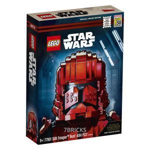 LEGO乐高  星球大战系列77901西斯兵半身像限量版 拼接益智2019款