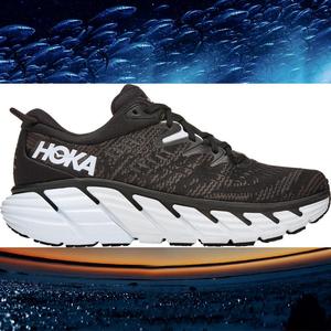 HOKA Gaviota 4代 男款控制稳定系专业马拉松扁平足跑鞋体育生