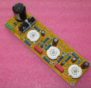 经典 6N3+6P14 3W+3W电子管立体声功放板一点接地线路安靜JCDQ11D