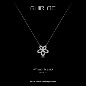 法国GUIR OE【太阳花】纯银项链女小众设计送闺女友闺蜜生日礼物