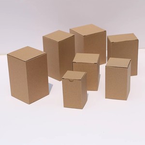 原色牛皮纸盒通用三层E坑加硬瓦楞纸盒空白产品包装盒电子产品盒