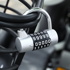 车筐锁电动车框筐锁前置物兜锁车篮子锁小密码锁挂电瓶自行车柜门