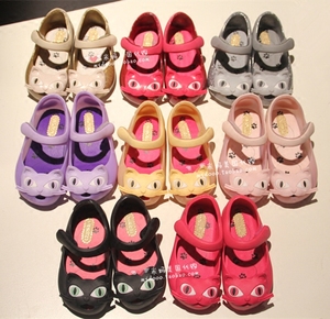 美国进口mini melissa小猫果冻鞋凉鞋猫咪香香鞋童鞋巴西制造现货
