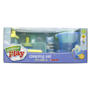 PRETEND PLAY扫把地拖桶儿童仿真清洁搞卫生套装玩具CLEANING SET