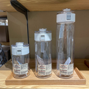 日本MUJI无印良品便携水杯水壶太空杯茶壶漏瓶旅行Tritan BPAfree