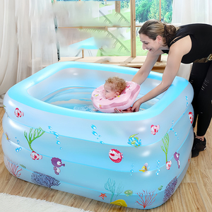 清仓处理新生婴儿游泳池家用充气儿童超大号游泳桶宝宝洗澡桶浴盆
