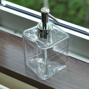 妙HOME 出口 欧美 玻璃 乳液瓶 透明 按压头 皂液瓶 洗手液瓶