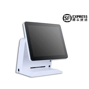 win7收银机触摸一体i5二代电容屏中性电脑收款单双屏自动点餐卖场
