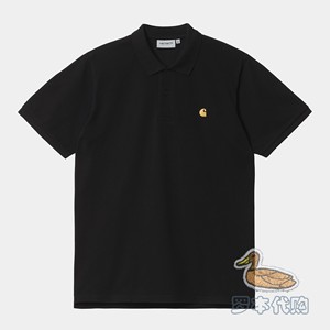 Carhartt WIP Chase Pique Polo卡哈特刺绣金标LOGO短袖POLO衫