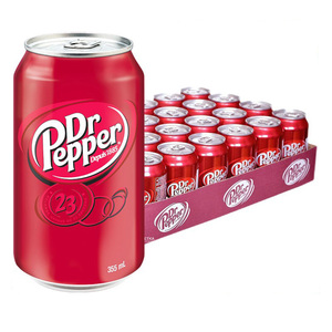 进口胡椒博士汽水DR pepper樱桃碳酸饮料330ml*24罐 零度胡椒博士