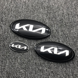 适用于KIA起亚K3K5K4K7凯酷改装车标前后车标贴装饰贴轮盖车标贴