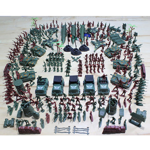 307件经典小兵人打仗场景士兵小人塑料模型玩具军事沙盘玩具套装