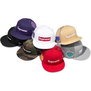 英代supreme24 BOX LOGO MESH BACK NEW ERA®多色入品牌logo帽子