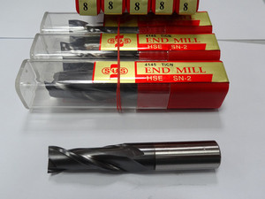 苏氏高钴端铣刀 SUS-EM147镀钛长2刃型 3.0 涂层