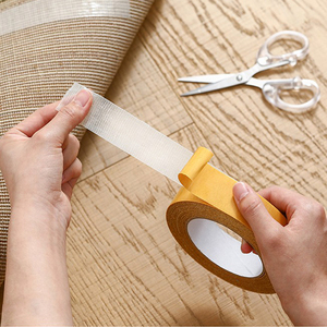 日本双面布基胶带地毯拼接地垫固定网格胶带高粘度墙面不留痕胶布