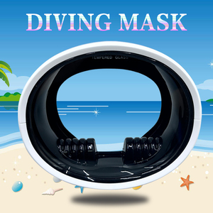 高清成人大视野自由浮潜水镜呼吸管游泳装备全面罩防水硅胶渔民镜