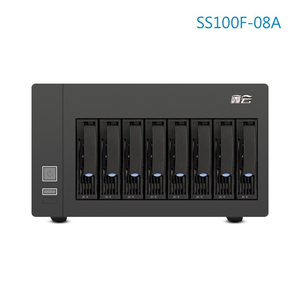 鑫云SS100F8位双万兆光纤共享磁盘阵列 视音频高性能中央网络存储