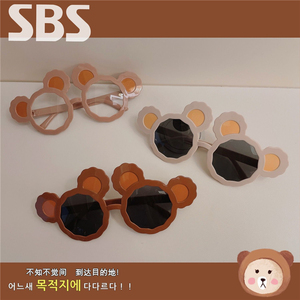 韩国儿童可爱个性搞怪小熊生日派对聚会拍照情侣闺蜜装饰墨镜眼镜