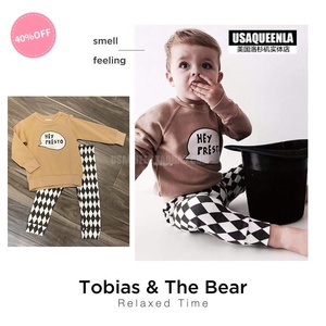 【上海】英国Tobias & the Bear 春夏男女童宝卫衣外套搭配打底裤