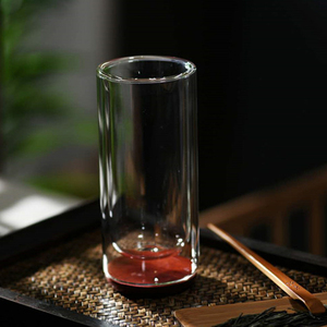 天久璃匠高端耐热玻璃茶具木璃绿茶双层杯办公杯个人杯赏茶专用杯