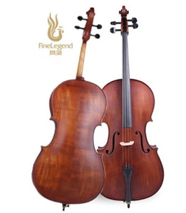 凤灵正品 纯手工实木乌木大提琴 考级演奏大提琴