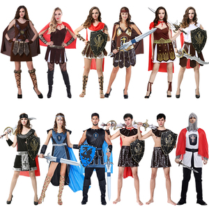 万圣节服装大人男女cosplay古罗马武士演出服斯巴达十字军忍者服